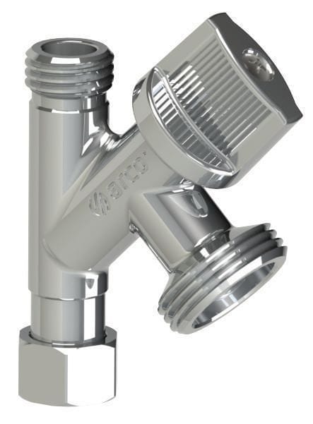 Robinet de machine à laver arco conekta 3/8 mâle écrou tournant, 3/4 mâle, réf. disponible abidjan cote d'ivoire.