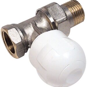Robinet manuel de radiateur altech droit nickelé 15 x 21. disponible abidjan cote d'ivoire.