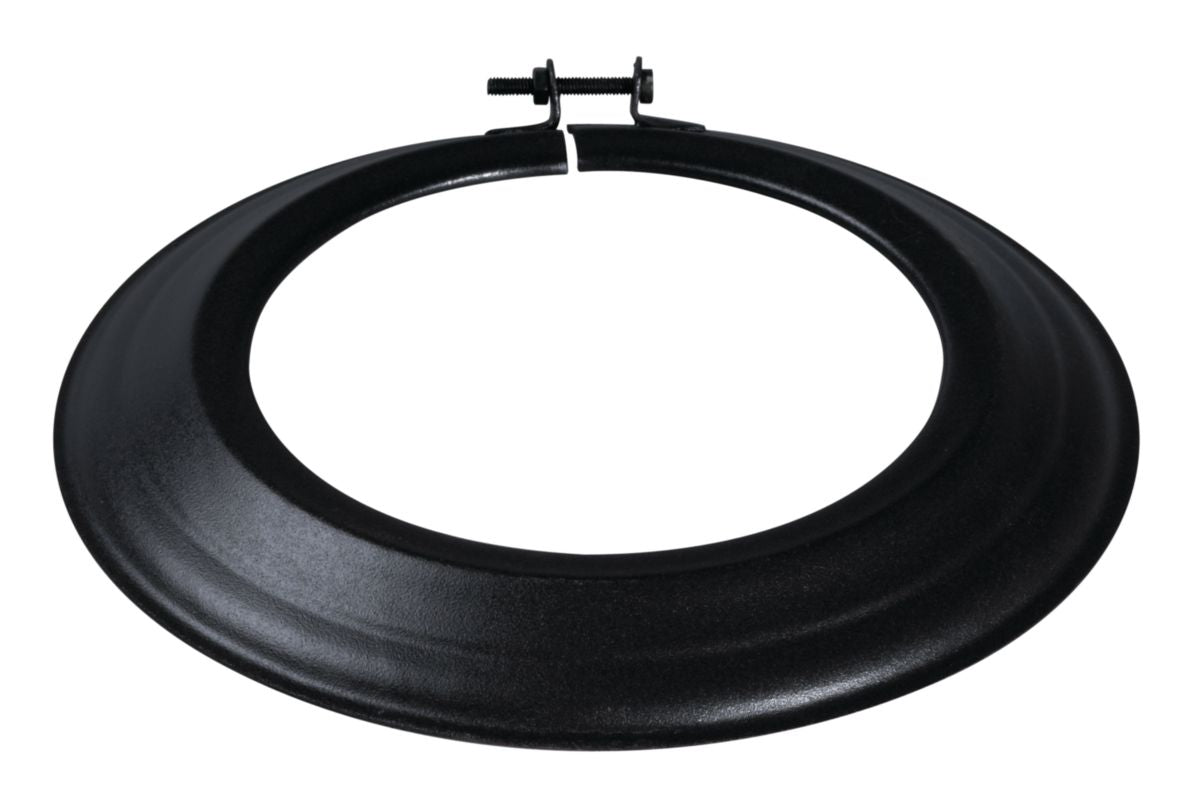 Rosace acier émaillé noir mat diamètre 80 mm réf. disponible abidjan cote d'ivoire.