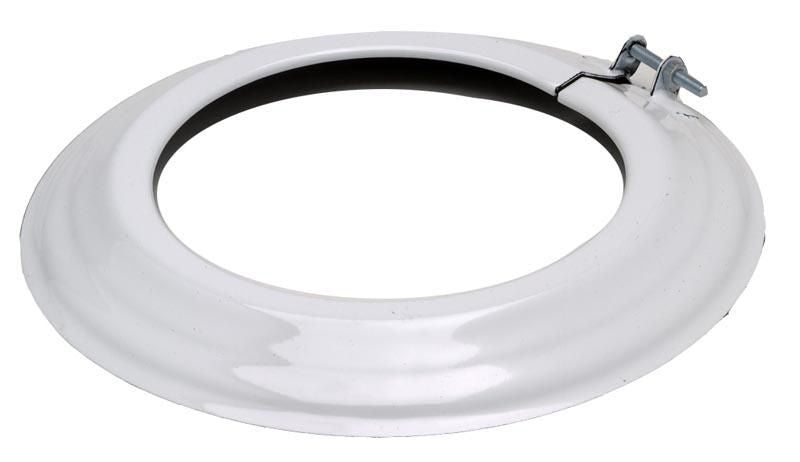 Rosace email couleur acier émaillé diamètre : 125 blanc bois / fioul / gaz réf. disponible abidjan cote d'ivoire.