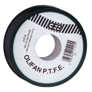Ruban d'étanchéité olifan ptfe épaisseur supérieure, spécial gros diamètres 25mmx15mx0,2mm cache vert réf 815125. disponible abidjan cote d'ivoire.