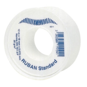 Ruban d'étanchéité ptfe standard lg : 12 m larg : 19 mm ep : 0,075 mm la pièce réf 815194. disponible abidjan cote d'ivoire.