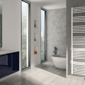 Sèche-serviettes électrique cala ondeo 1868 x 593 mm blanc 1200 w. disponible abidjan cote d'ivoire.