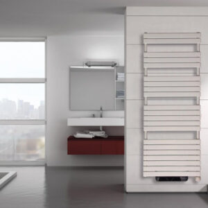 Sèche-serviettes électrique concerto avec soufflerie 2 h: 1520 l: 606 1000 + soufflant 1000w blanc. disponible abidjan cote d'ivoire.