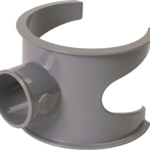 Selle de branchement nicoll mâle-femelle 90° usl104 - pvc gris - ø 100/40 mm. disponible abidjan cote d'ivoire.
