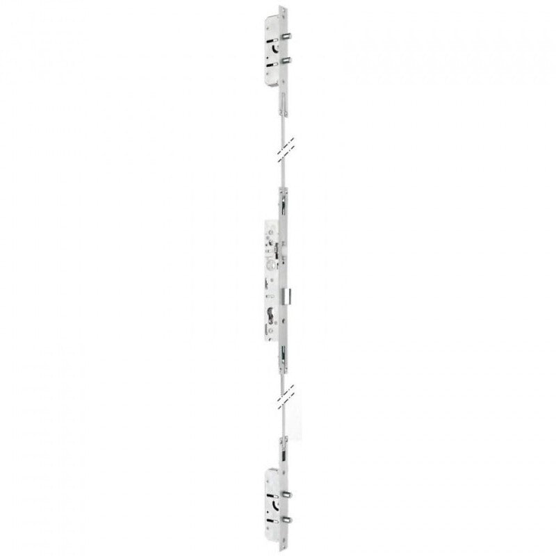 Serrure 3 points à pêne dormant et rouleau, axe 30 mm, coffre largeur 45 mm. disponible abidjan cote d'ivoire.