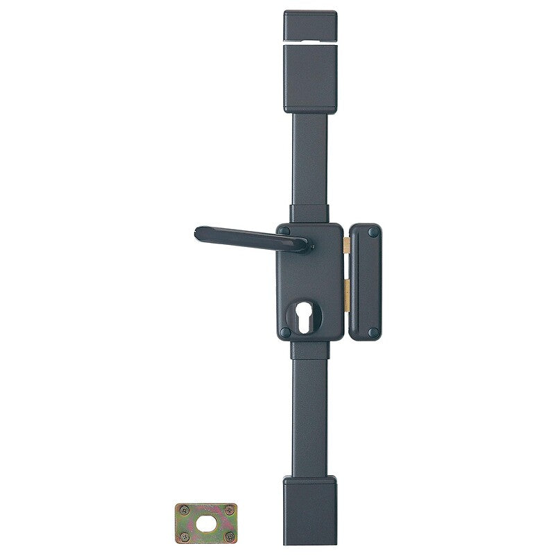 Serrure 3 points en applique type horga verticale à fouillot gauche poussant. disponible abidjan cote d'ivoire.