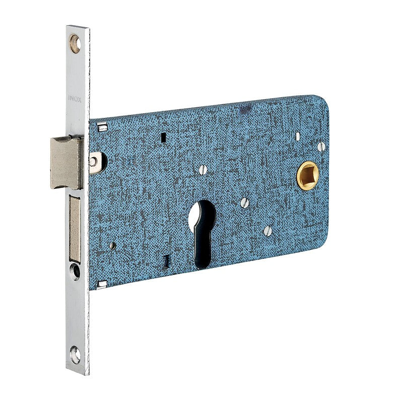 Serrure à larder horizontale coffre de 150 x 70 mm têtière de 16 mm axe 70 mm entraxe 67 mm à cylindre. disponible abidjan cote d'ivoire.