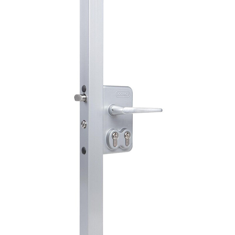 Serrure de portail à double cylindre européen pour profil de 50 mm. disponible abidjan cote d'ivoire.