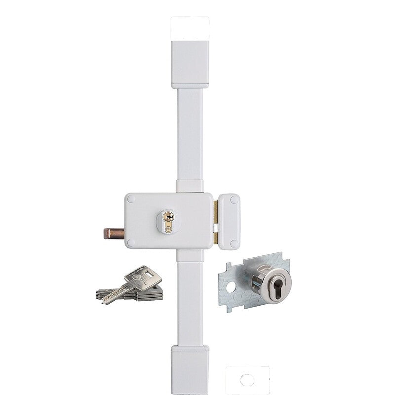 Serrure horizontale série horga a2p* à tirage coloris marron main gauche porte de 45 mm. disponible abidjan cote d'ivoire.