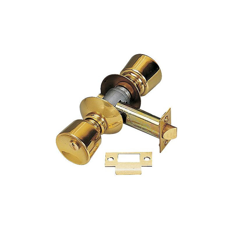 Serrure tubulaire de sûreté à clé v 6500 finition laiton poli brillant. disponible abidjan cote d'ivoire.