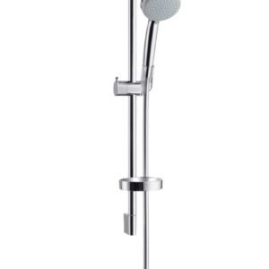 Set de douche hansgrohe croma 100 vario ecosmart avec barre de douche unica'c 65 cm d 22 mm et flexible isiflex'b 1,60 m, chromé réf. disponible abidjan cote d'ivoire.
