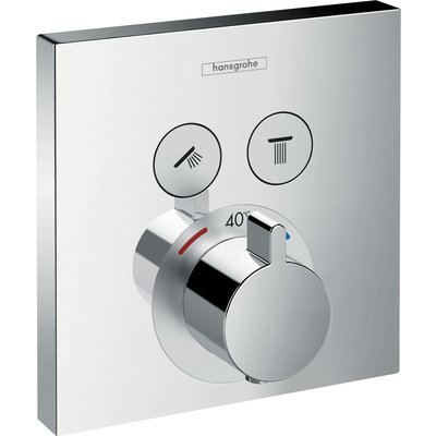 Set de finition pour mitigeur thermostatique showerselect encastré avec 2 sorties réf. disponible abidjan cote d'ivoire.