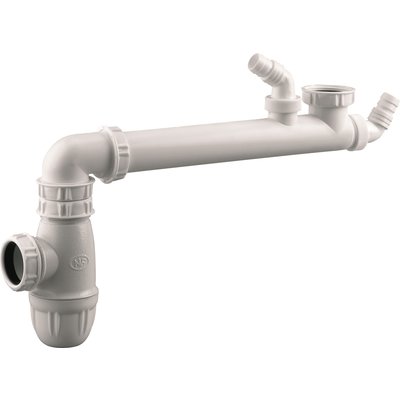 Siphon d'évier 1 cuve gain d'espace réf 75110000100. disponible abidjan cote d'ivoire.