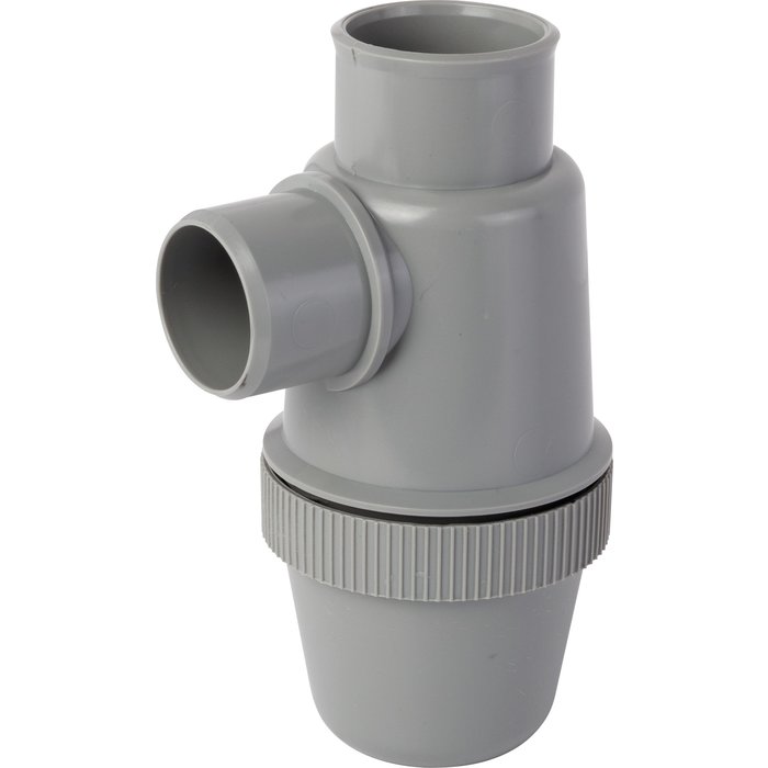 Siphon de lavabo - yjc - pvc-c gris - ø 50 mm. disponible abidjan cote d'ivoire.