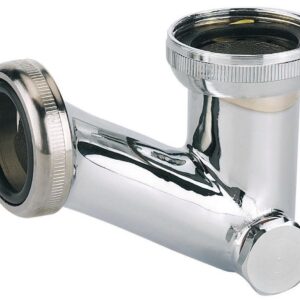 Siphon lavabo coudé diamètre 32 chromé + purge, altech, réf : 16130000034. disponible abidjan cote d'ivoire.