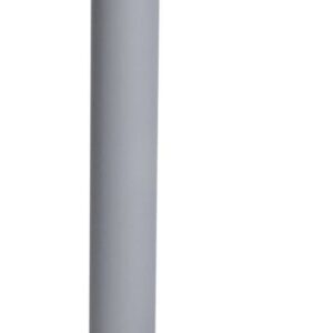 Siphon simple de machine à laver à sortie horizontale - pvc gris - ø 40 mm - 455x94 mm nicoll, réf. disponible abidjan cote d'ivoire.