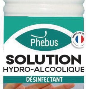 Solution hydro-alcoolique pour antisepsie des mains - désinfectant sans rinçage - 1 litre réf. disponible abidjan cote d'ivoire.
