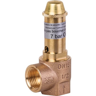 Soupape sanitaire 7 bar gs 15x21 réf s15gs07. disponible abidjan cote d'ivoire.