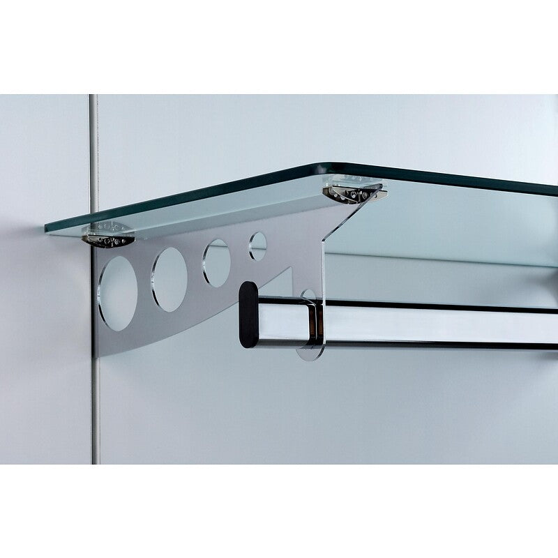 Support ajouré dma penderie 36 x 18 et tablette pour crémaillères pas de 37 mm acier zingué microbillé longueur 380 mm. disponible abidjan cote d'ivoire.