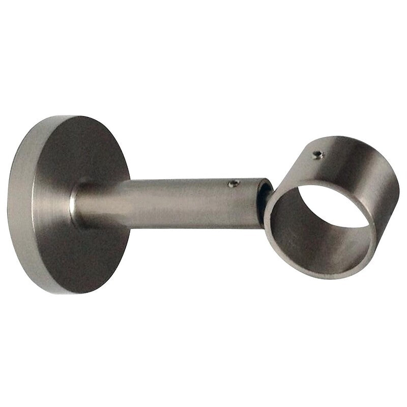 Support mural pour tube diamètre 28 mm finition nickel mat ligne tendance extensible 10 à 15 cm. disponible abidjan cote d'ivoire.