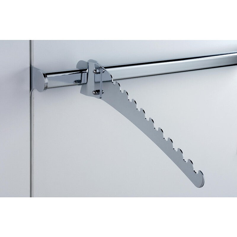 Support perroquet crapd 36 x 18 pour consoles pas de 37 mm acier chromé longueur 370 mm 10 encoches. disponible abidjan cote d'ivoire.