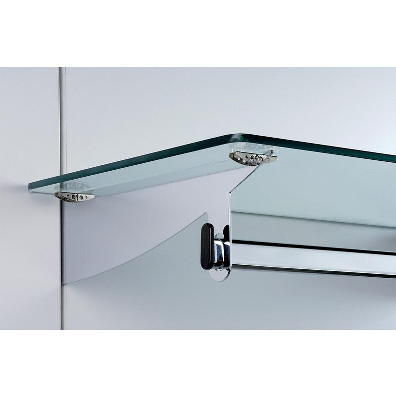 Support plein dm penderie 36 x 18 et tablette pour crémailères pas de 37 mm acier zingué microbillé longueur 380 mm. disponible abidjan cote d'ivoire.