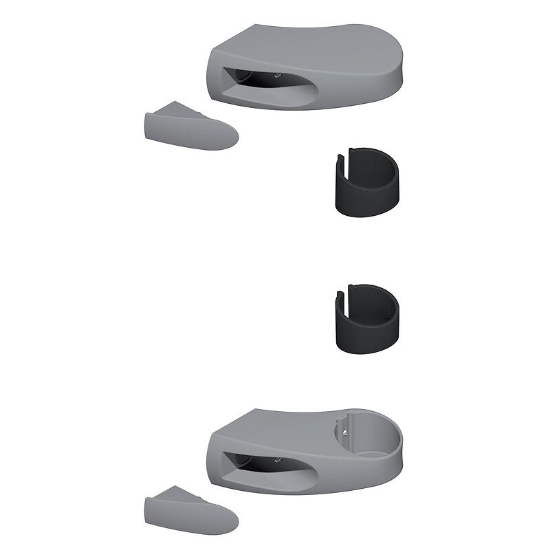 Supports haut et bas 7332 pour tube aluminium ø 40 et 35 mm sachet de 2 supports blanc 9010. disponible abidjan cote d'ivoire.