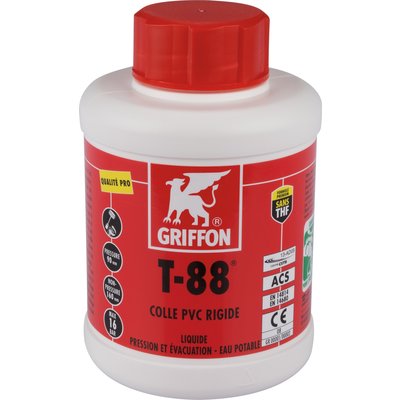 T88 colle pvc liquide bidon avec pinceau 500ml. disponible abidjan cote d'ivoire.