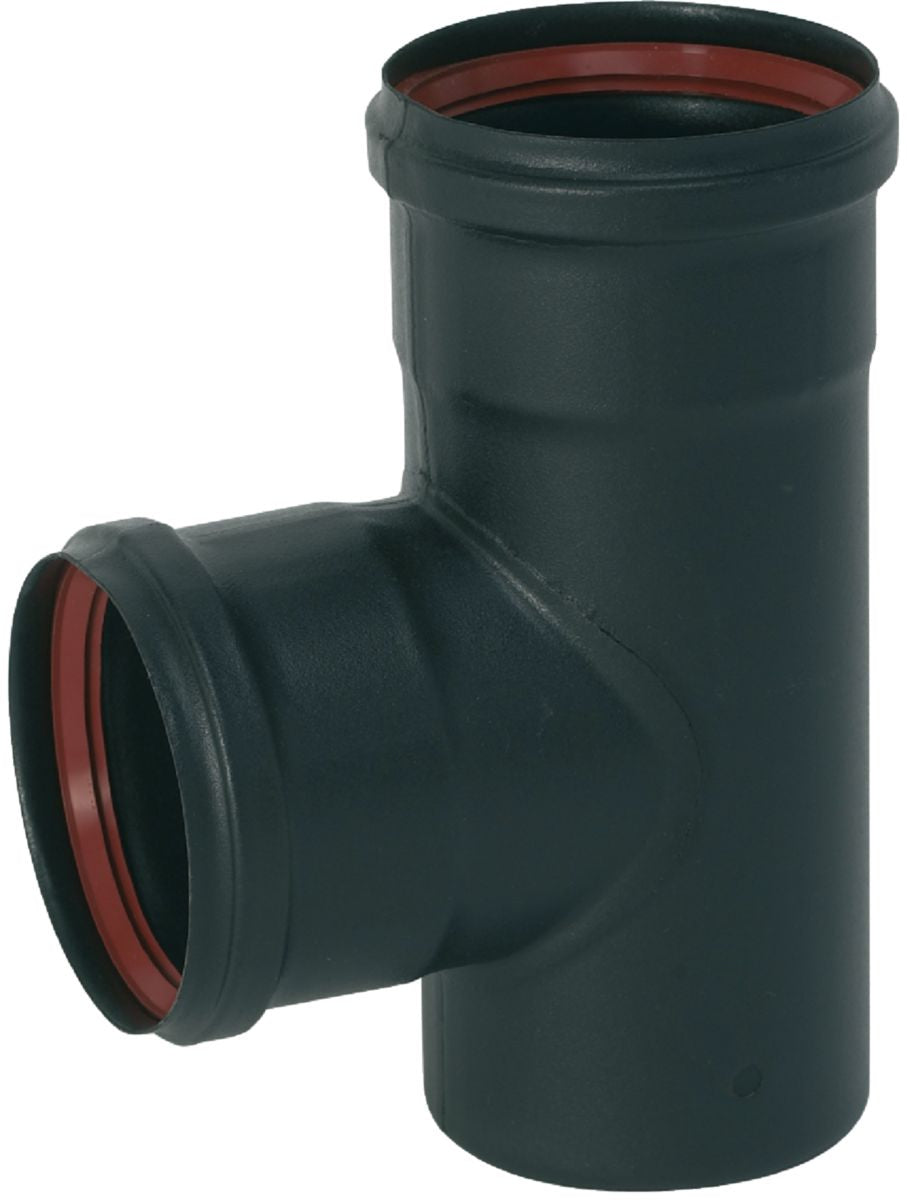 Té équerre 90° noir mat + 2 joints à lèvres réf. disponible abidjan cote d'ivoire.