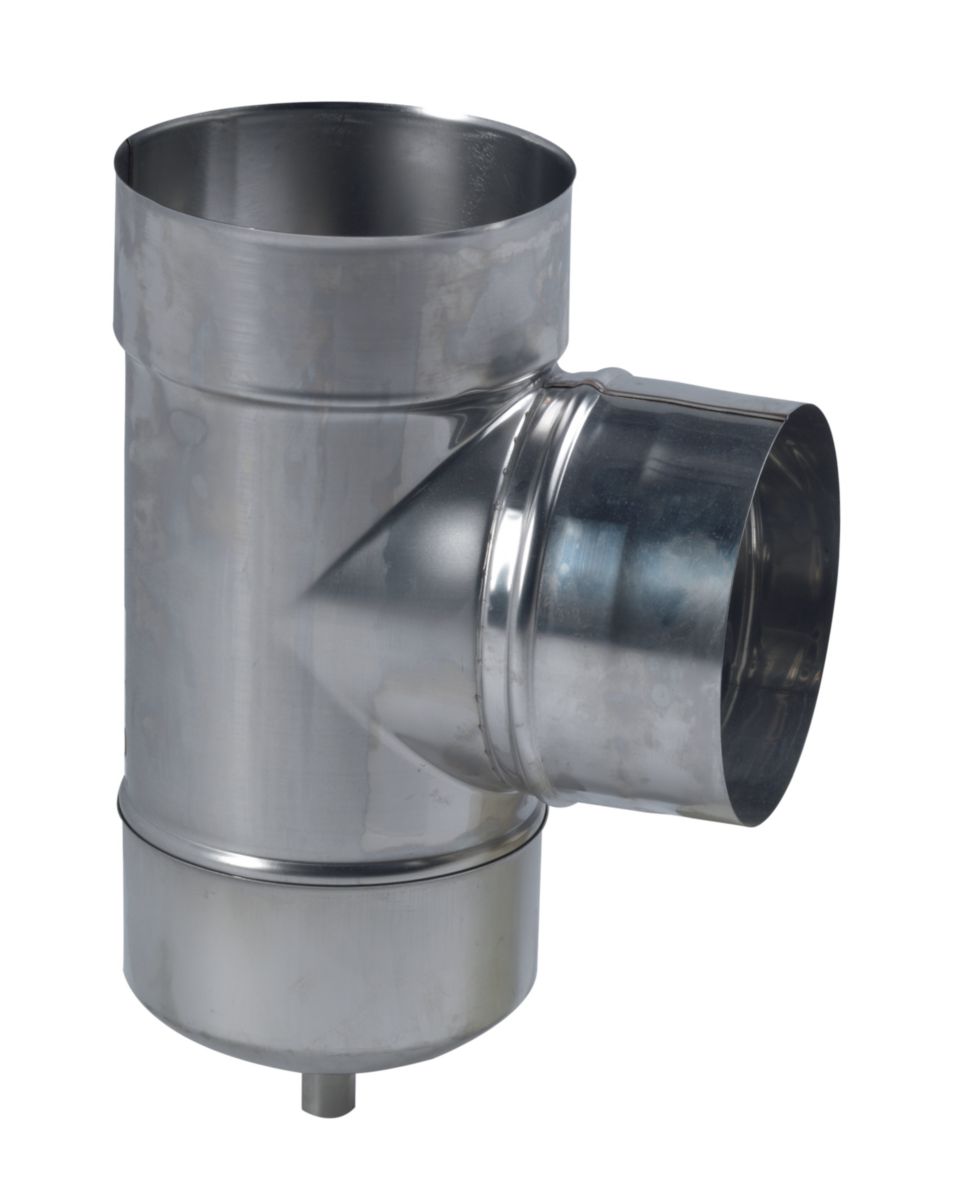 Té de tubage eq inox 90° piquage mâle + purge d 155 réf. disponible abidjan cote d'ivoire.