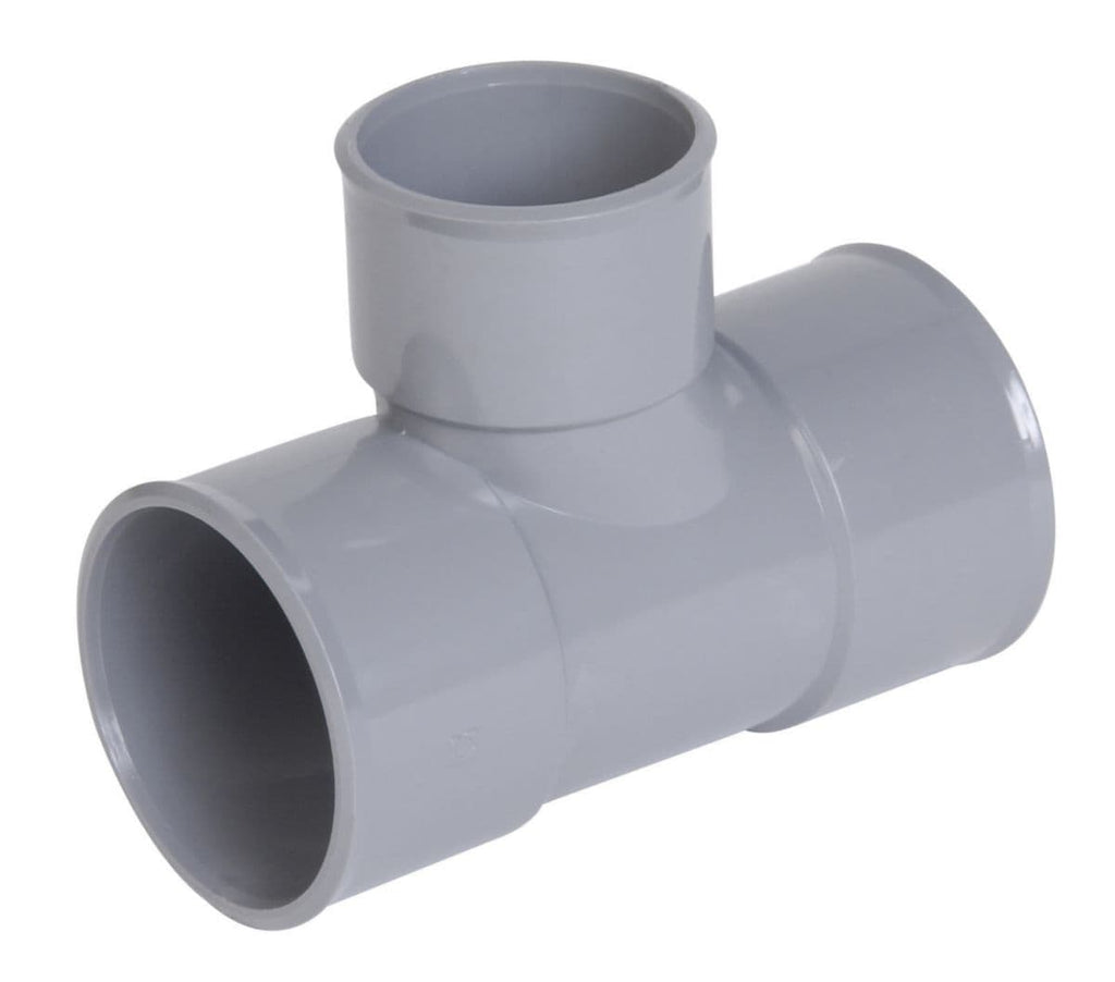 Té pied de biche simple 87°30 femelle femelle diamètre 50/40mm réf. disponible abidjan cote d'ivoire.