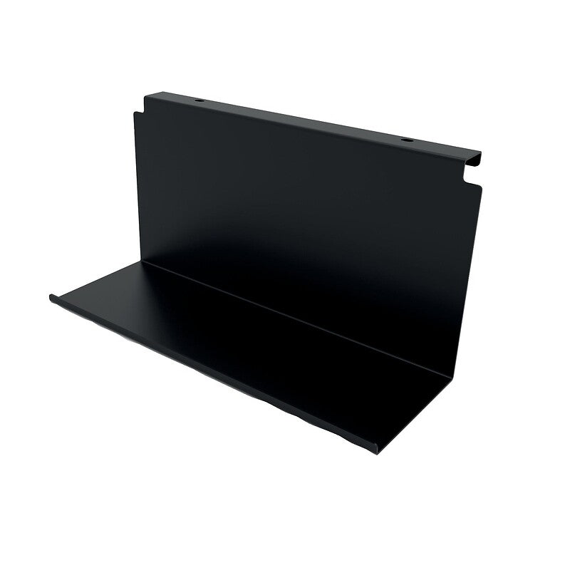 Tablette pour étagères youk - pose latérale - largeur 320 mm - finition noir. disponible abidjan cote d'ivoire.
