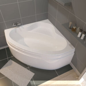 Tablier pour baignoire d'angle verseau 3 135 x 135 cm blanc. disponible abidjan cote d'ivoire.