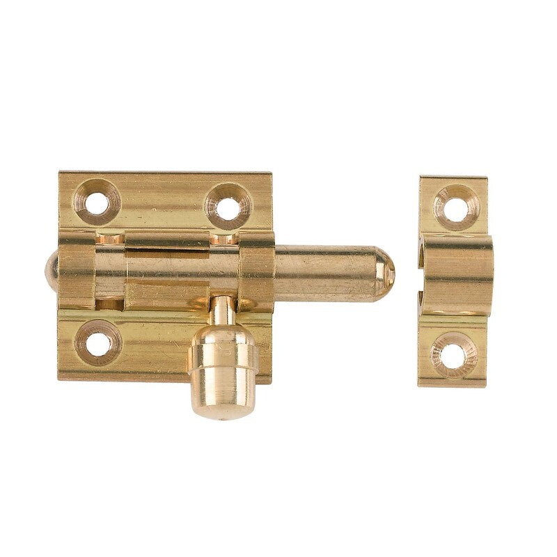 Targette à pène rond laiton platine rectangulaire largeur 30 mm. disponible abidjan cote d'ivoire.