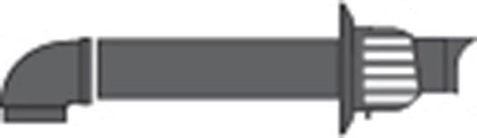 Terminal ventouse horizontal condensation d60-100 réf f3aa40892. disponible abidjan cote d'ivoire.