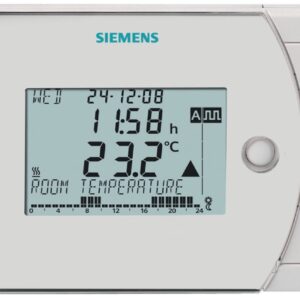 Thermostat d'ambiance siemens digital programmable avec horloge journalière réf. disponible abidjan cote d'ivoire.