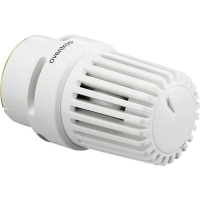 Thermostat de radiateur uni lhb, à bulbe liquide, blanc avec anneau anti-vol, raccordement fileté au corps de robinet m30 x 1. disponible abidjan cote d'ivoire.