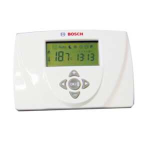 Thermostat mural bosch, 2 fils, alimentation par piles, programmation hebdomadaire trl 7. disponible abidjan cote d'ivoire.