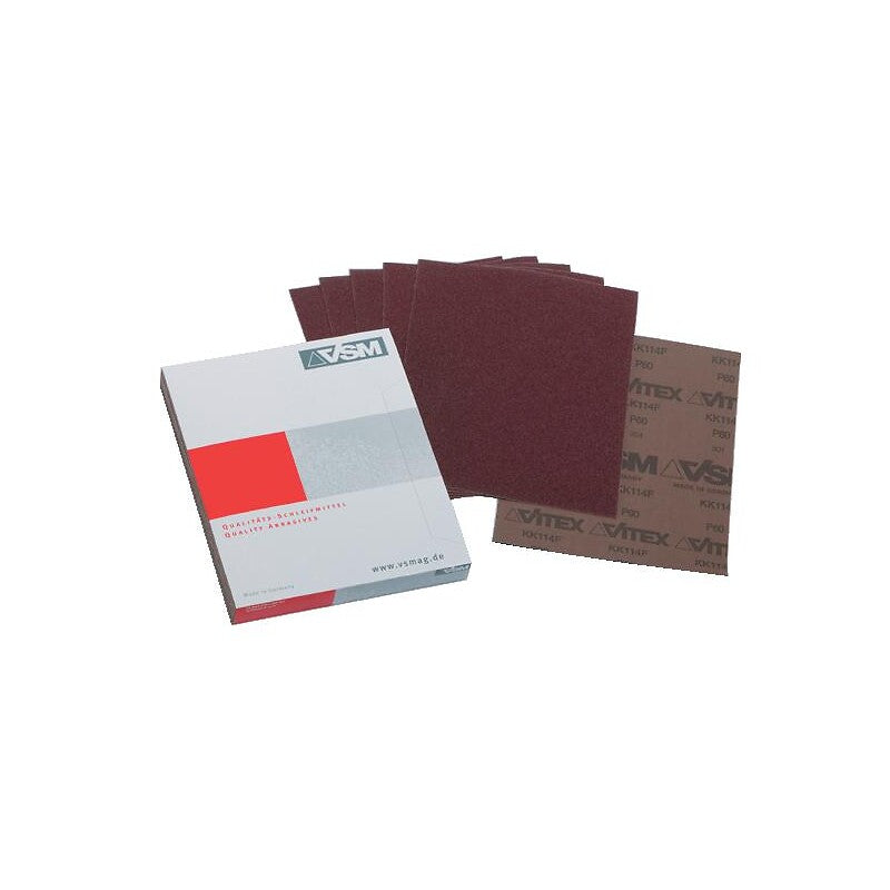 Toiles abrasives kk114f 230x280 mm grain 100 en boîte de 50. disponible abidjan cote d'ivoire.