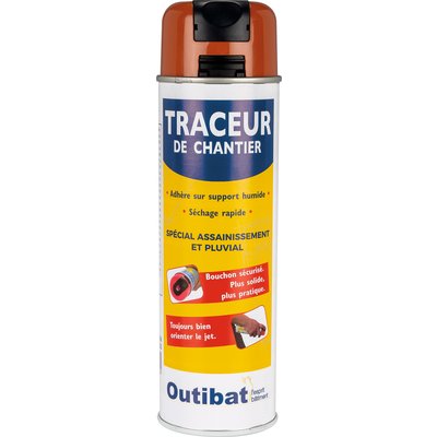Traceur bombe 500ml marron. disponible abidjan cote d'ivoire.