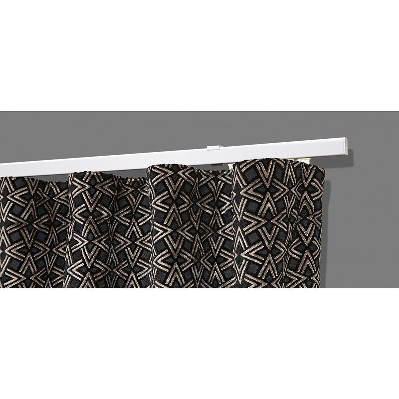 Tringles chemin de fer montées duralac - aluminium - 2 rideau - longueur 2,50 m - finition blanc. disponible abidjan cote d'ivoire.