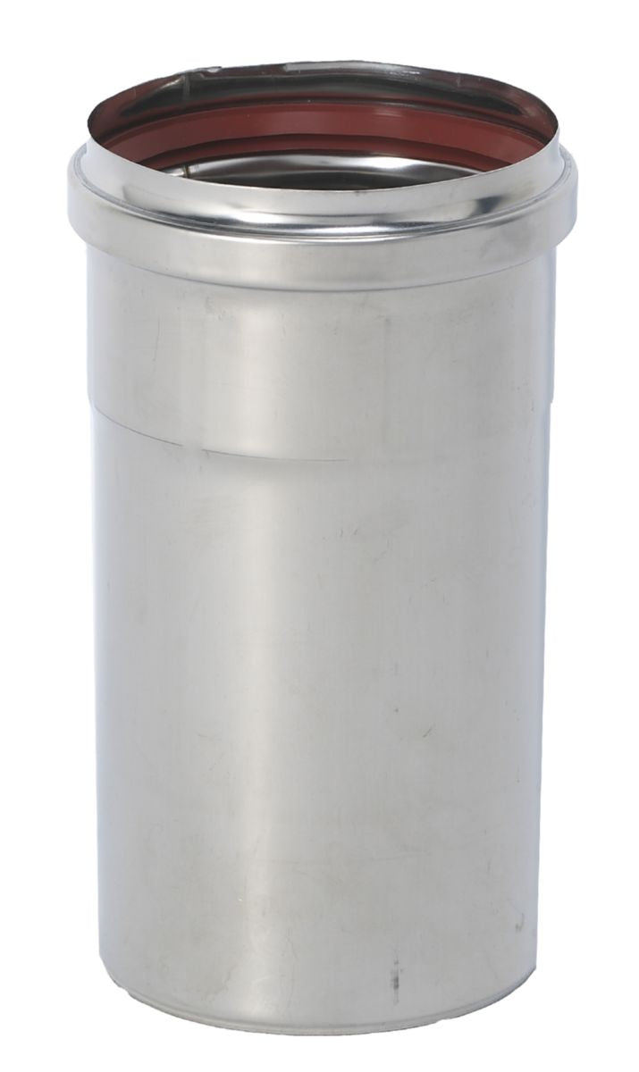 Tuyau inox 316 - 4 / 10 - 1000 mm diamètre 80 + joint à lèvres pour chaudières condensation réf. disponible abidjan cote d'ivoire.