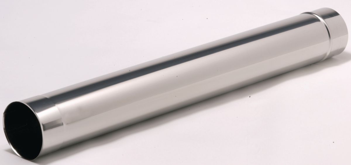 Tuyau rigide Inox 304 diamètre : 111 Lg : 1000 mm Tous combustibles réf. 601111, TEN