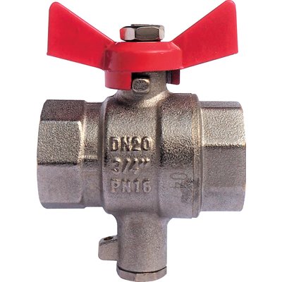 Vanne double femelle 15x21 porte sonde réf. disponible abidjan cote d'ivoire.