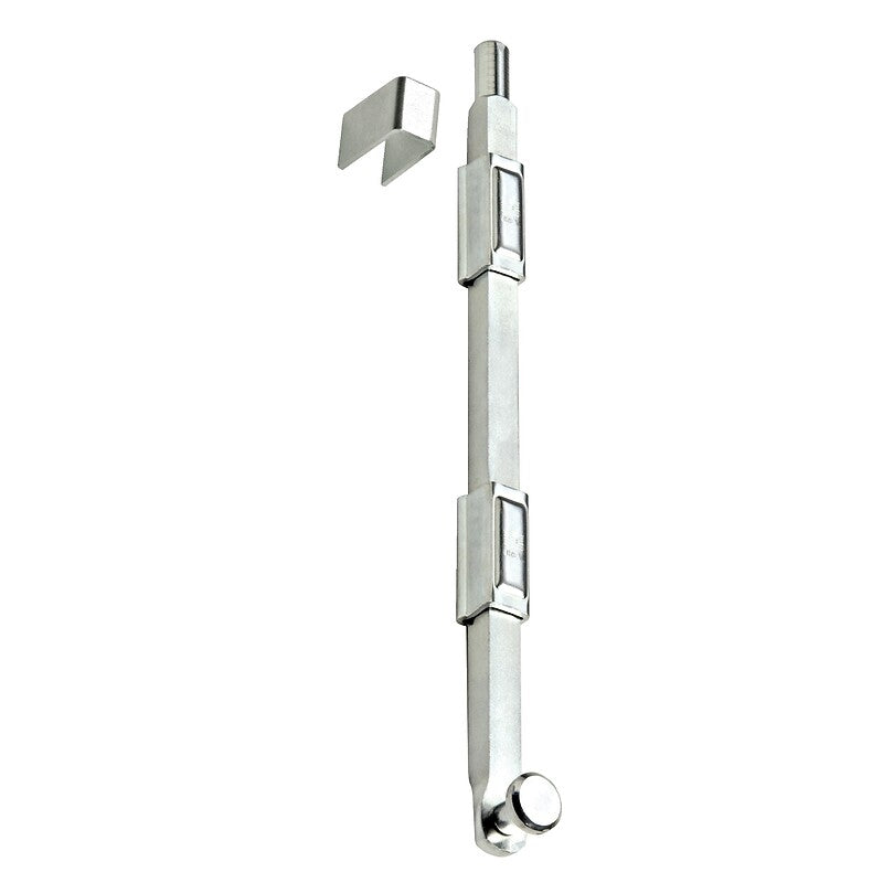 Verrou à souder carré de 14 mm, largeur 22 mm, longueur 330 mm zingué. disponible abidjan cote d'ivoire.