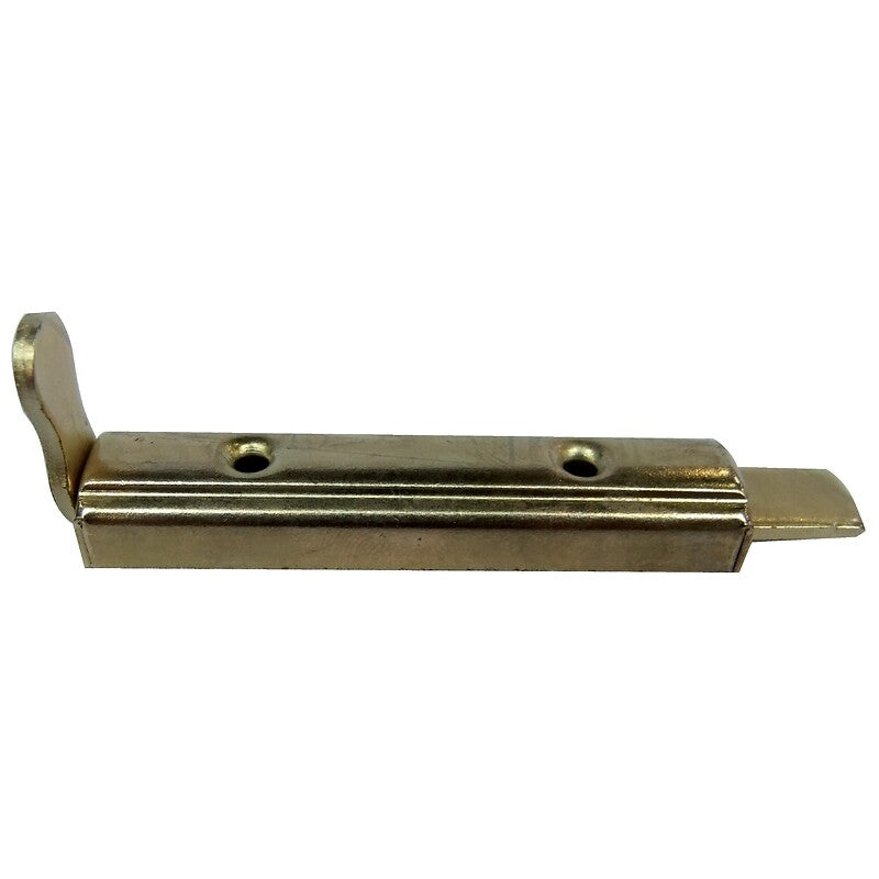 Verrou de meuble en acier laitonné longueur 60 mm - livré sans gâche. disponible abidjan cote d'ivoire.