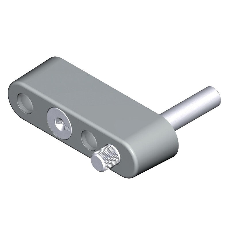 Verrou entrebâilleur à clé pour épaisseur de traverse 33 à 50 mm pour coulissant menuiserie aluminium type 2239. disponible abidjan cote d'ivoire.