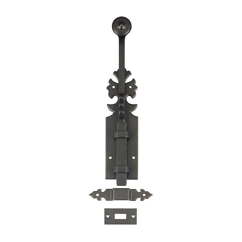 Verrou rustique fer noir 400 mm. disponible abidjan cote d'ivoire.