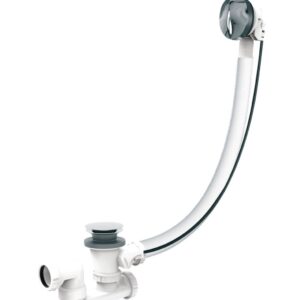 Vidange spécial baignoire jacob delafon plastique à câble abs chromé longueur 65cm nf. disponible abidjan cote d'ivoire.